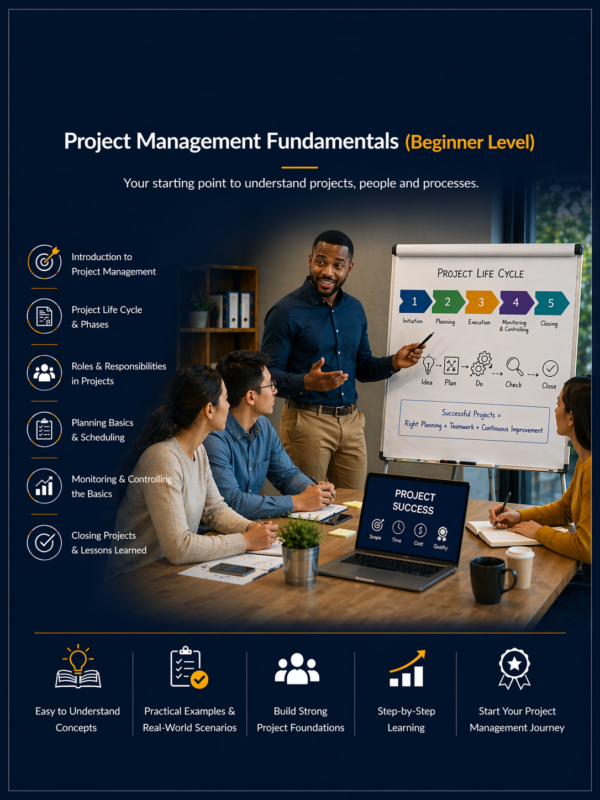 7777 Project Management Fundamentals (Beginner Level)