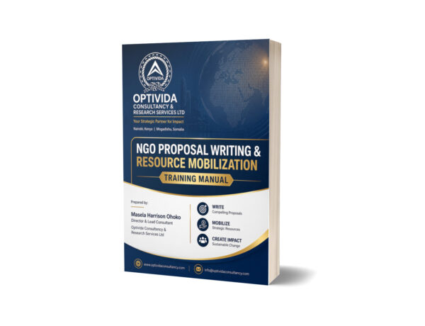 3D-NGO PROPOSAL WRITING COVER PAGE NGO PROPOSAL WRITING & RESOURCE MOBILIZATION Training Manual